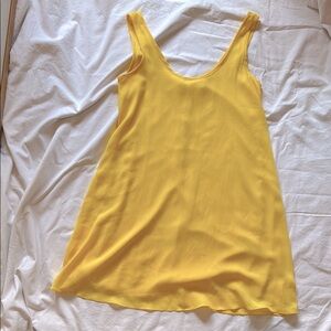 Soprano yellow lightweight mini dress size XS
